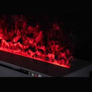 China Modern home 1080-inch black LED multi-color adjustable water vapor mist fireplace supplier