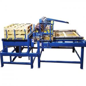 China Semi-Automatic Pallet Nailing Making Machine/ Pallet Nailer /Pallet Nailing Machine with stacker supplier