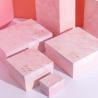 China Paperboard Blue Pink Rectangle Gift Boxes With Lids Silk wholesale