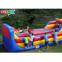 China Inflatable Interactive Games Colurful Inflatable Bungee Run Basketball Shooting Game Inflatable Lawn Basketball Hoop on sale