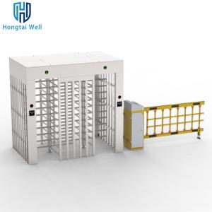 Smart Access Control Full Height Turnstile Stainless Steel For Construction Site