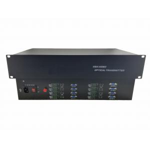 China 8forward video/8 return audio/8 rs232/1080p/60hz fiber optic converter single mode single core supplier
