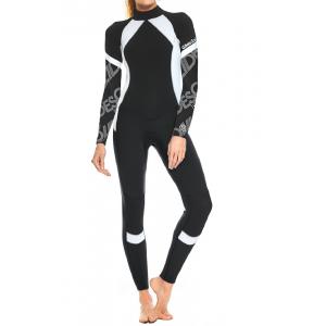 Ladies Snorkeling Neoprene Surf Suit / Full Surf Bodysuit Lightweight