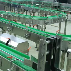 Food Industry Packaging Production Line Table Top Chain Belt Conveyor Design