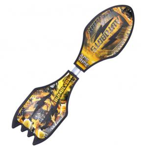 Factory Autobots caster board skateboards with rocket board shapes yellow color