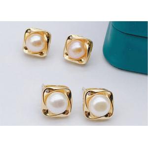 Fashion Romantic Pearl Earrings Natural Pearl Earring Jewelry Zircon Gold Drop Earrings for Women Earrings Wedding Gift