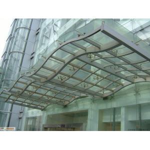 China Insulated Safety laminated Tempered Glass with PVB, 12mm Toughened laminated Glass For Rain Shed supplier