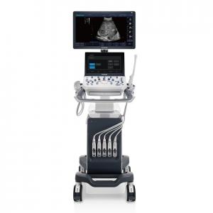 19" High Definition Non-Interlaced LCD Monitor SonoScape Trolley Ultrasound Machine