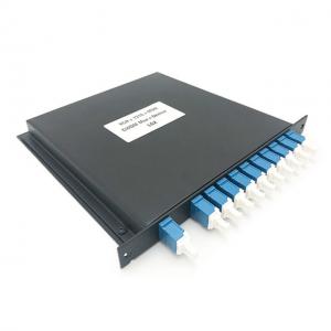 China Hard Metal Case Fiber Optic Components 8 Channel CWDM Mux Demux Module With Connector supplier
