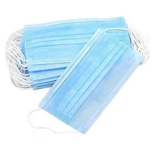 Three Layers Surgical Disposable Mask Blue Color General Medical Supplies