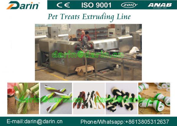 Automatic Dog Food Extruder Twist Rope Treats Dog Treats Machinery