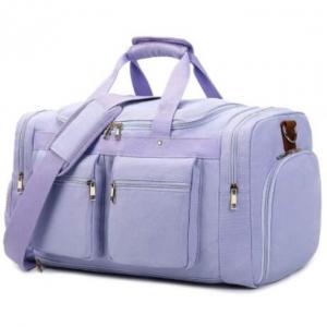 China Ladies Overnight Duffel Bag With Shoe Compartment supplier