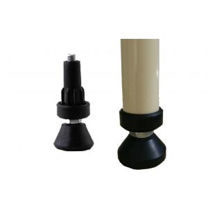 China Black Screw Adjuster Pipe Rack Fittings For Pipe Racking System supplier