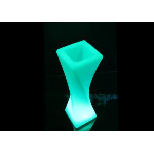 Plastic Wireless Glow In The Dark Flower Pots Elegant  Desigh For Nightclub