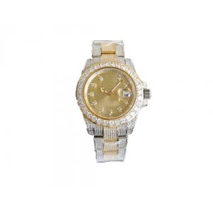 China Quartz Alloy Wrist Watch Timepiece 7mm Case Thickness 24cm Band Length supplier