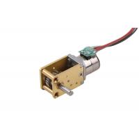 China Step angle 18°/gear ratio 5V DC 10mm Small Geared Stepper Motor PM With Worm Gear Box Gear ratio 1:21 to 1:1030 on sale