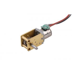 China Step angle 18°/gear ratio 5V DC 10mm Small Geared Stepper Motor PM With Worm Gear Box Gear ratio 1:21 to 1:1030 supplier