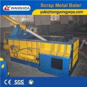 China Push Out Scrap Metal Baler Machine 11kW Aluminum Scrap Baling Press supplier
