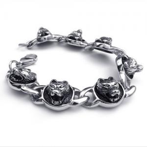 High Quality Tagor Stainless Steel Jewelry Fashion Men's Casting Bracelet PXB009