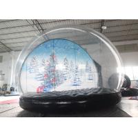 China 3M 4M Large PVC Christmas Snow Globe Inflatable Snow Globe Ball Photo Booth on sale