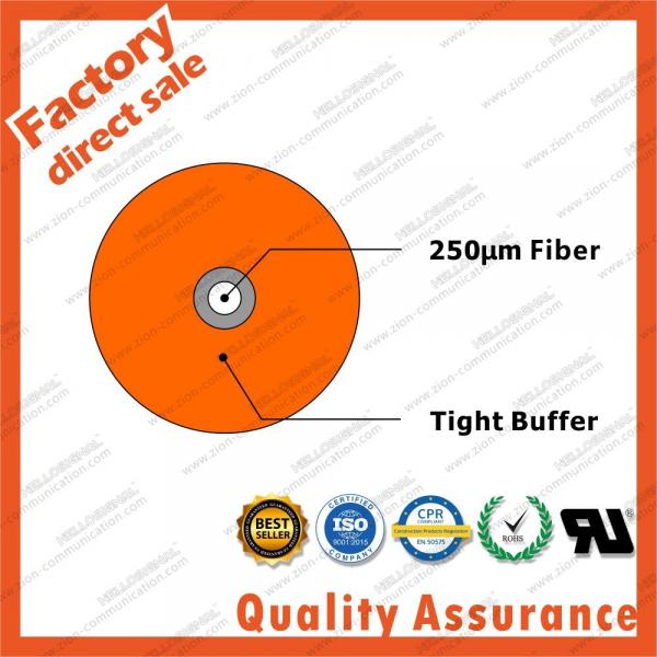 high quality sm mode 0.9mm micro gjjv blue tight buffer fiber optic cable for