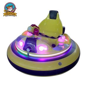 UFO Shape Drift Inflatable Bumper Cars 360 Degree Rotation Novel Appearance