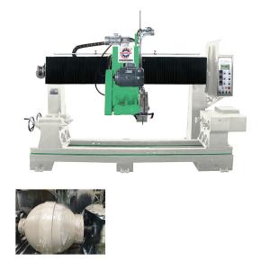 500mm Double Blades CNC Stone Cutting Machine For Marble Granite Baluster Column