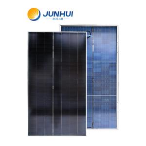 Double Tempered Glass Shingle Transparent Solar Panels 410 Watt 35 Mm