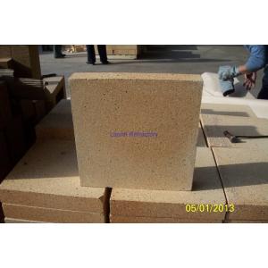 China Fogo de grande resistência Clay Bricks, condutibilidade térmica dada forma de tijolo refratário de isolamento baixa supplier