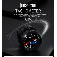 China 636 Sensor 2 Inch Digital Tachometer Gauge 1000rpm For 12V Vehicle on sale