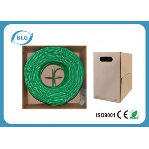 China 4 Pairs Cat5e Network Ethernet Cable UTP Communication 24AWG Solid Conductor supplier