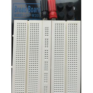 Aluminum Backing Solderless Circuit Board , White Breadboard Circuits Projects