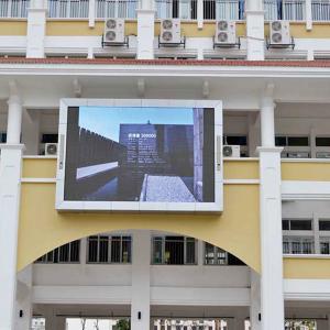 China Light weight Cabinet P10 Digital LED Billboard , stage LED screen Panel with 1 / 4 scan supplier
