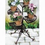 Plant Stand in Professional Design, Measures 23 x 23 x 65cm, ODM Orders are Welcome