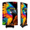China P2.5 Tri-fold LED Poster Display Screen Floor Stand LED Electronic Advertising Three-fold Poster screen wholesale