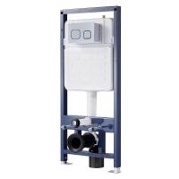 China Plastic Flush Valve Enclosed Toilet Cistern with Siphon Jet Flush System on sale