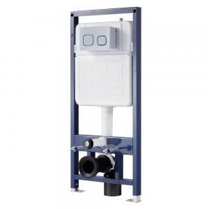 Plastic Flush Valve Enclosed Toilet Cistern with Siphon Jet Flush System