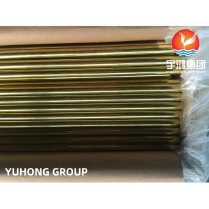 ASTM B111 UNS C44300 Admiralty Brass Seamless Tube, Copper Alloy Heat Exchanger Tube