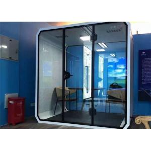 China Sound Insulation Acoustic Meeting Pods , Movable Meeting Booth Pods supplier