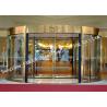 Modern Electrical Revoling Glass Facade Doors For Hotel Or Shopping Mall Lobby