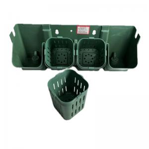 Plastic HDPE Greening Planting Pot Stackable Vertical Wall Planter System for Garden