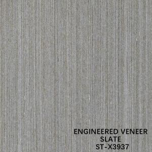 China Recon Slate Wood Veneer Walnut X3937 Standard Size 0.15-0.6mm Thickness Good Price For Doors And Windows China Makes supplier