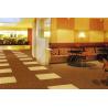 China Environmental Padded Carpet Tiles With Brown Tufted PCV Backing wholesale