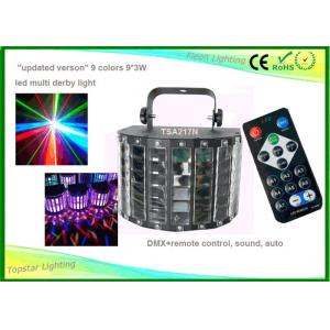 China Led Concert Stage Lights , 9 Colors Multi Derby Dj Club Lights, Led effect light dj supplier