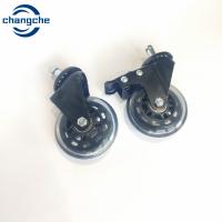 China PVC PU Material Swivel Castor Wheels For Industrial Applications on sale