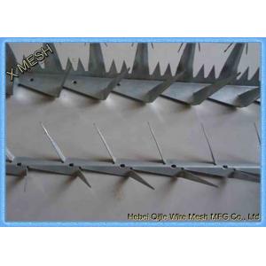 China Anti Climb Wall Spikes Security / Burglar Proof Fence Spikes Easy To Install supplier
