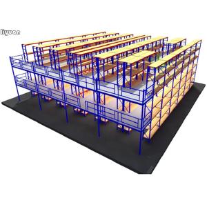 China Sistema revestido do racking do mezanino do pó multi - a construção de aço nivelada arquiva cremalheiras supplier
