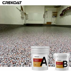 Color Flake Polyaspartic Floor Coating For High - Traffic Areas