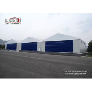 China White Color Permanent Relocatable Aircraft Hangars 25 X 50 Side Hard Wall supplier