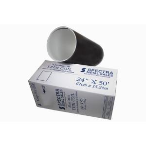 AA3105 0.019" x 24"in Black/White Color Flshing Roll Colored Coating Aluminum Trim Coil Used For Door Wraps Purpose